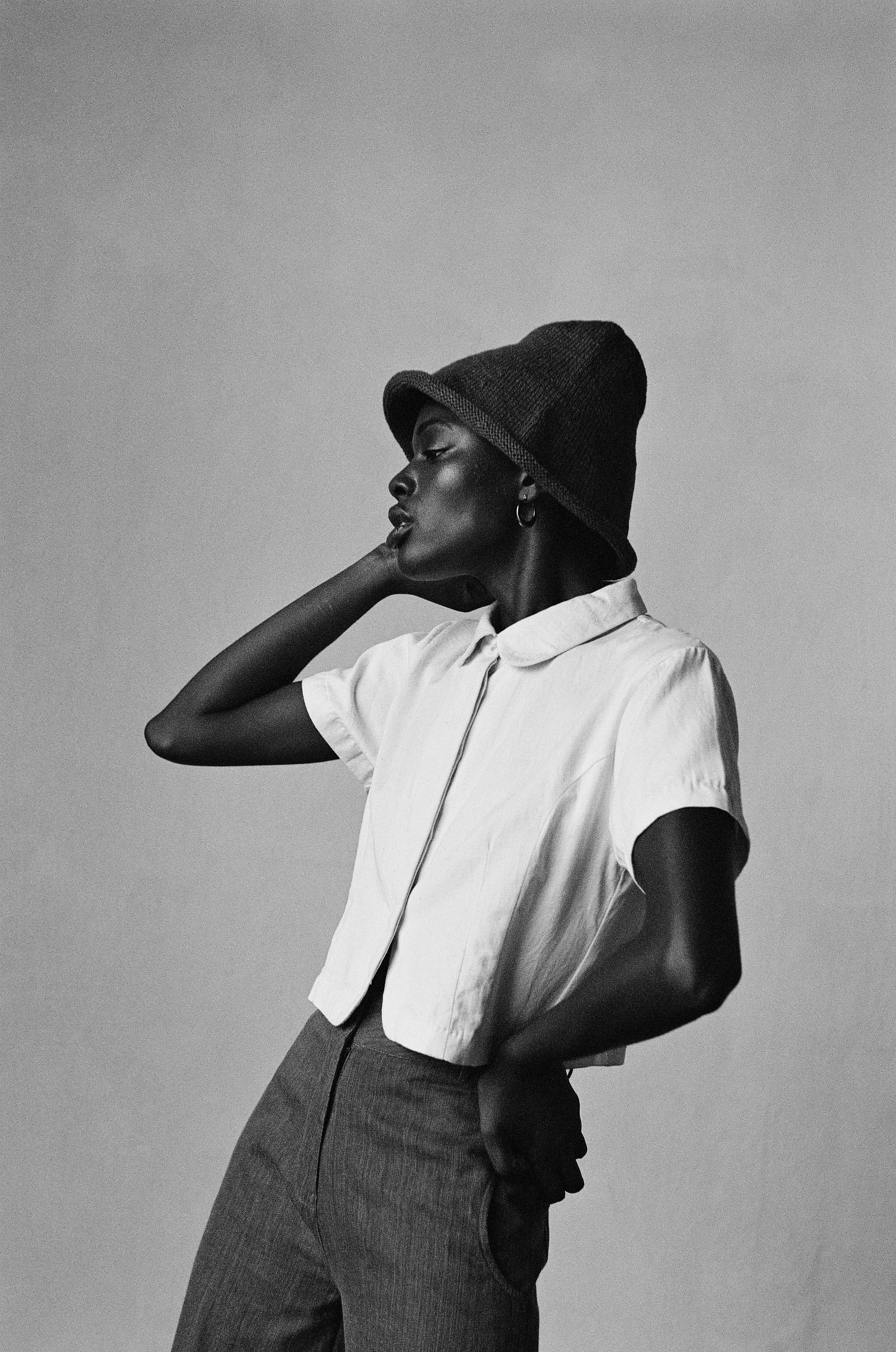 HILL HAT | charcoal | organic + earth dyed – Maria Stanley