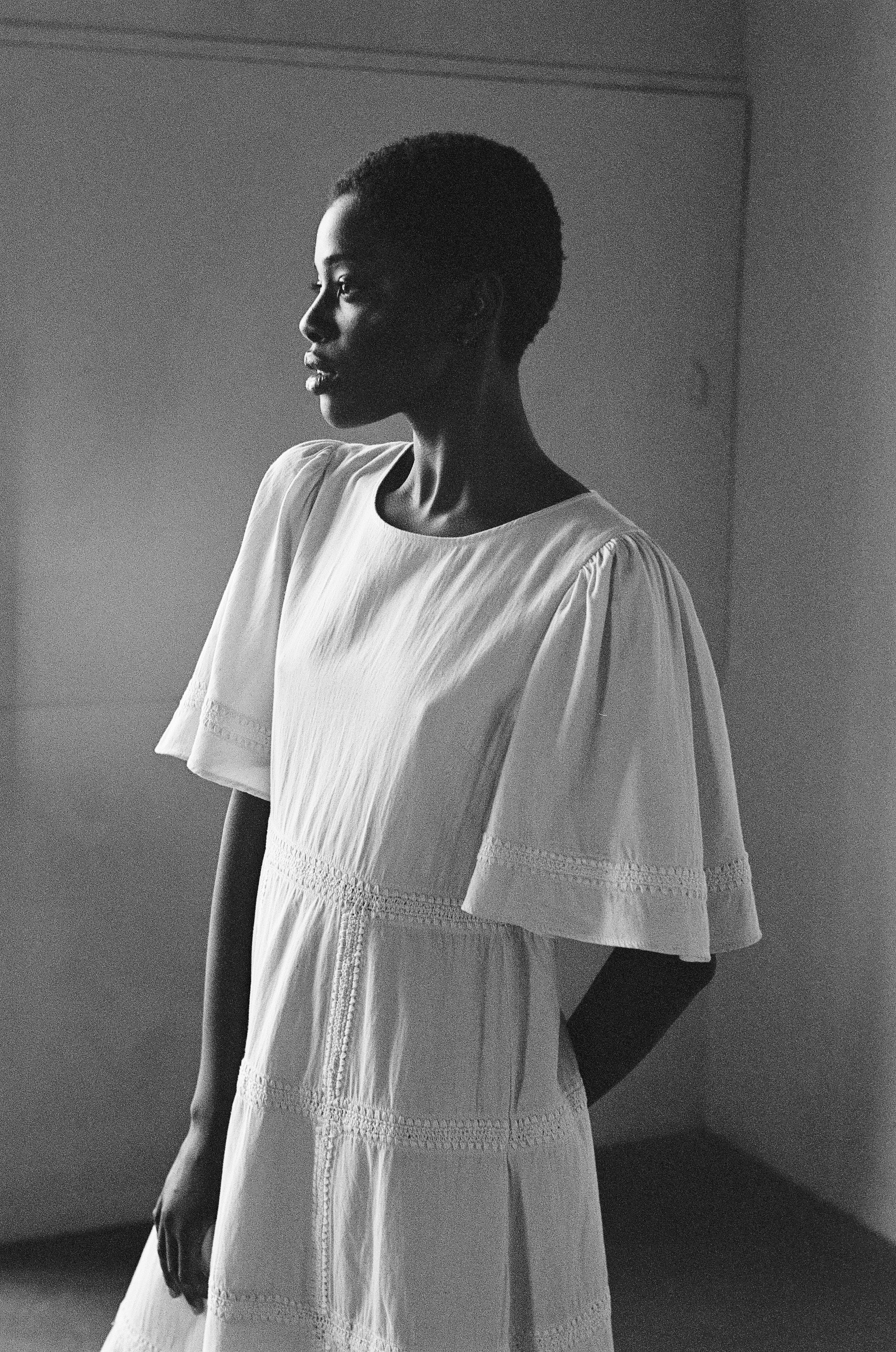 ZOEY DRESS | bone | organic + undyed