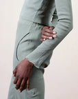 THE LOUNGE PANT | celadon | organic + earth dyed