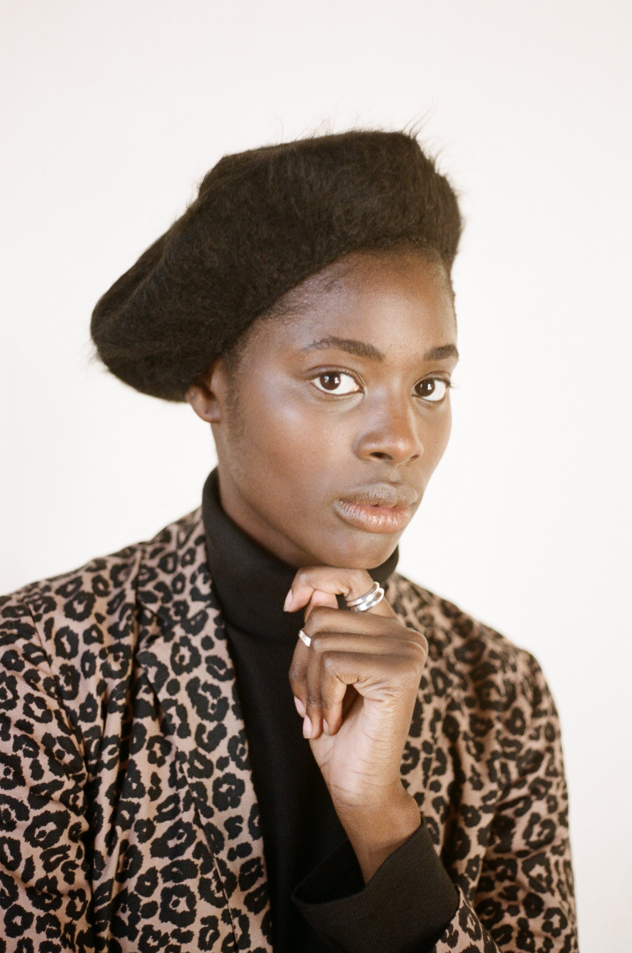 Maria Stanley Ellary blazer jacket leopard animal cotton linen