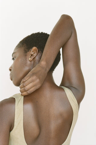BODYSUIT | herb | organic + earth dyed