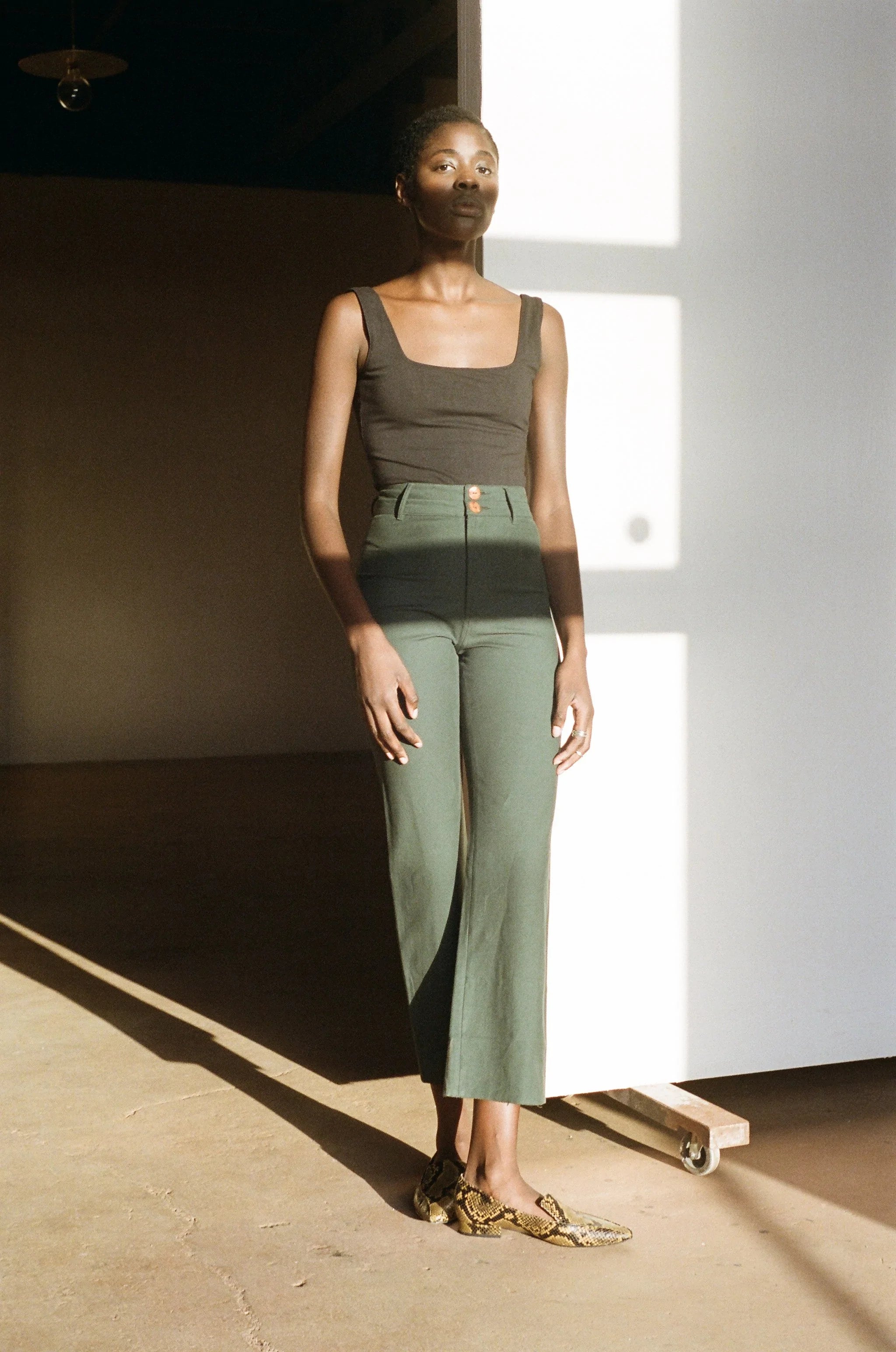 LUNA PANT | celadon | WAREHOUSE SALE