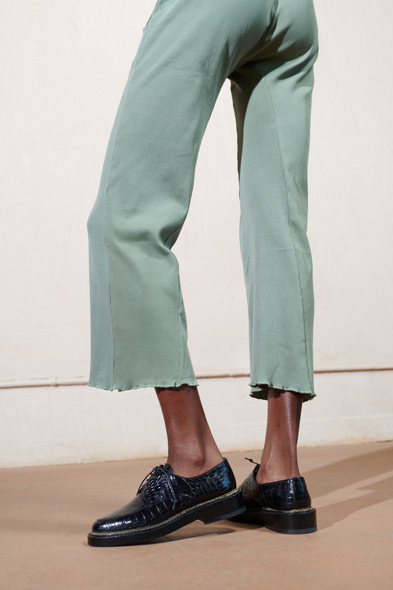 THE LOUNGE PANT | celadon | organic + earth dyed