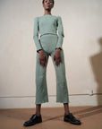 THE LOUNGE PANT | celadon | organic + earth dyed