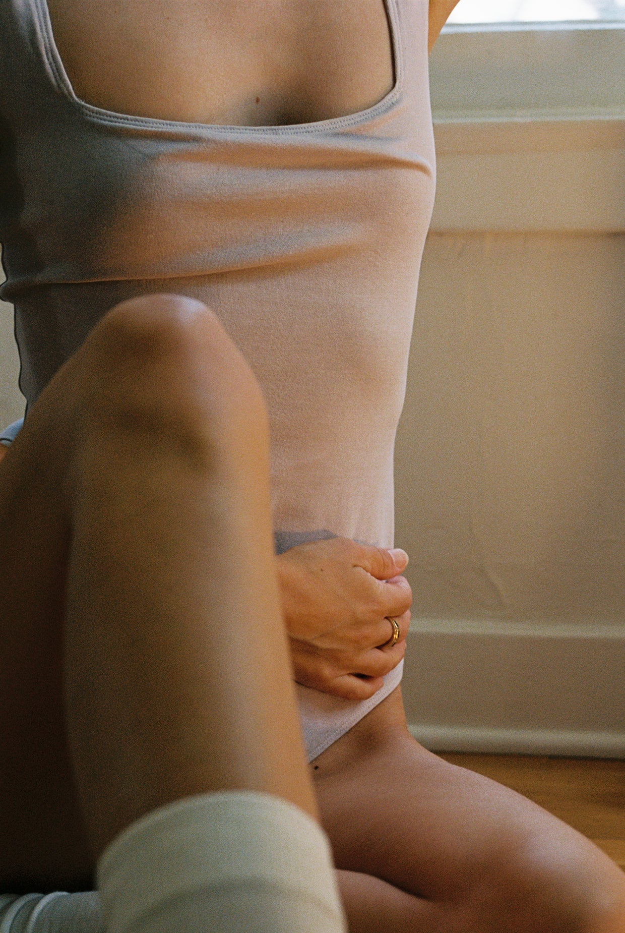 BODYSUIT | radish | organic + earth dyed
