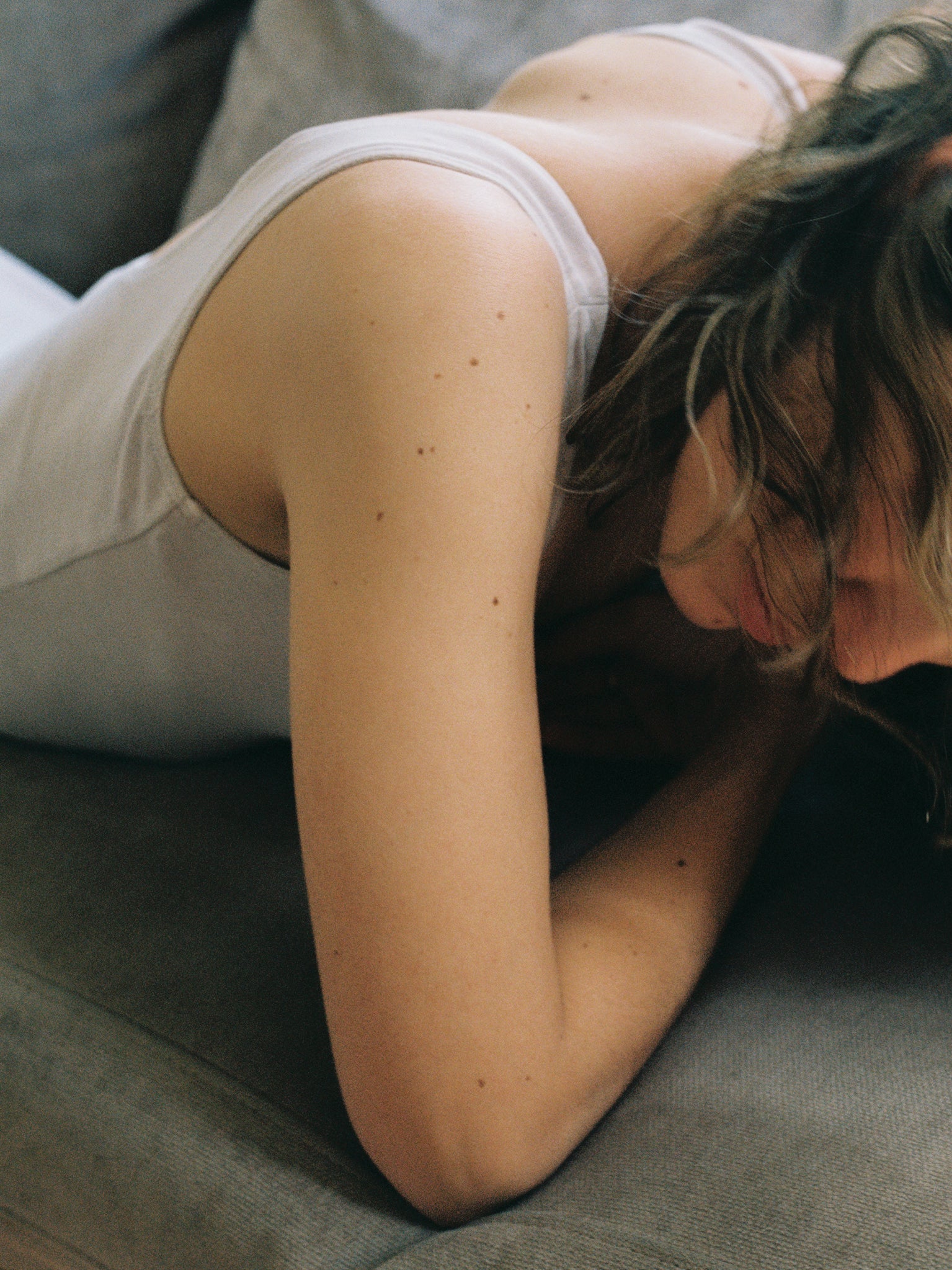 BODYSUIT | radish | organic + earth dyed