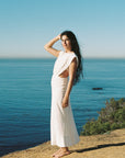 BELÉN DRESS | bone | organic + earth dyed