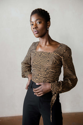 HAMLINE BLOUSE | animal