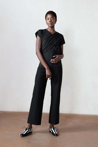 NORA TOP | noir | organic