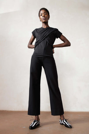 NORA TOP | noir | organic