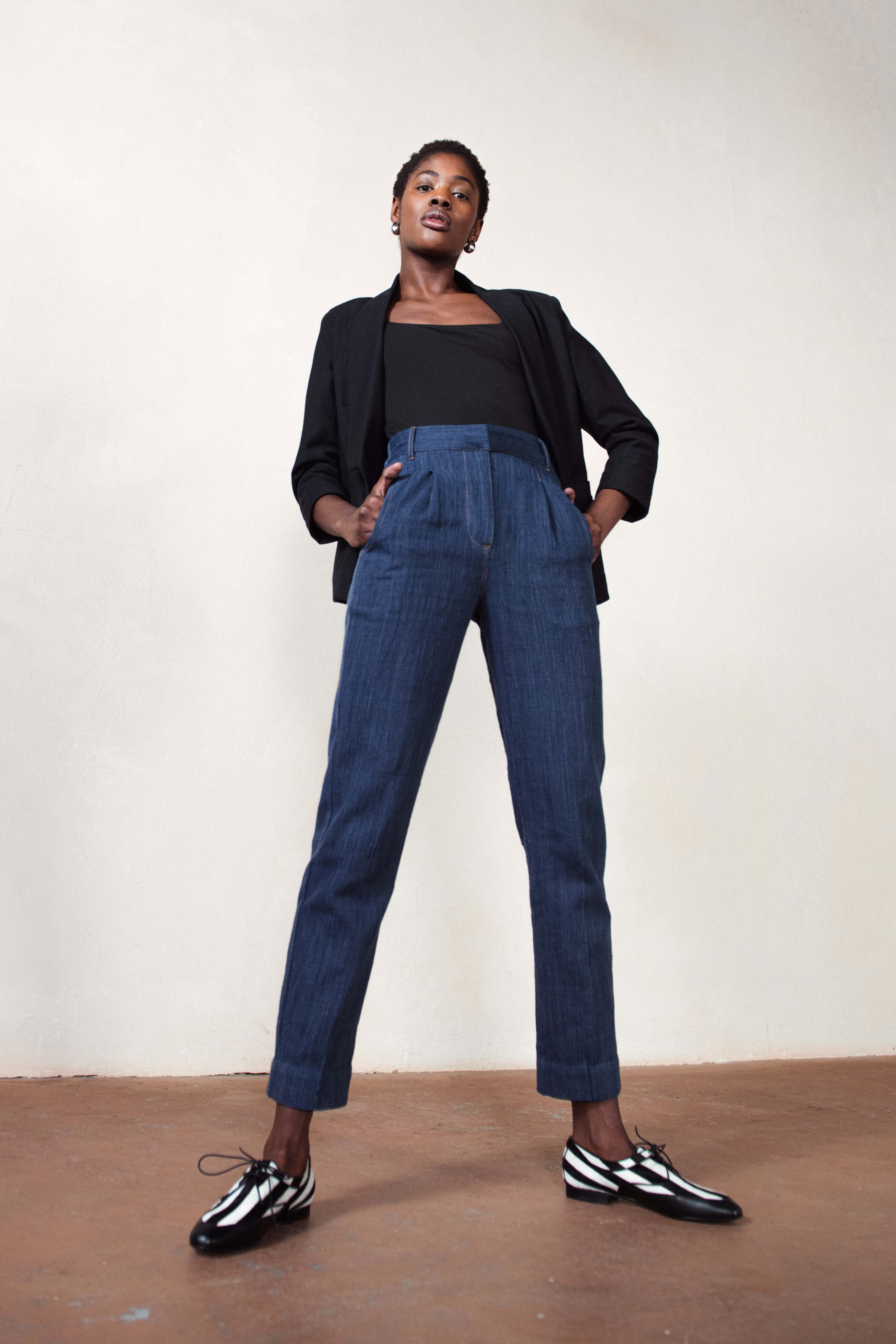 HAMMONS TROUSER | indigo | organic + earth dyed