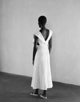 BELÉN DRESS | bone | organic + earth dyed