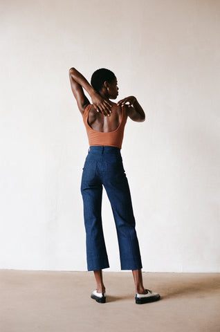BODYSUIT | tobacco | organic + earth dyed