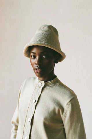 HILL HAT | wheat | organic + earth dyed