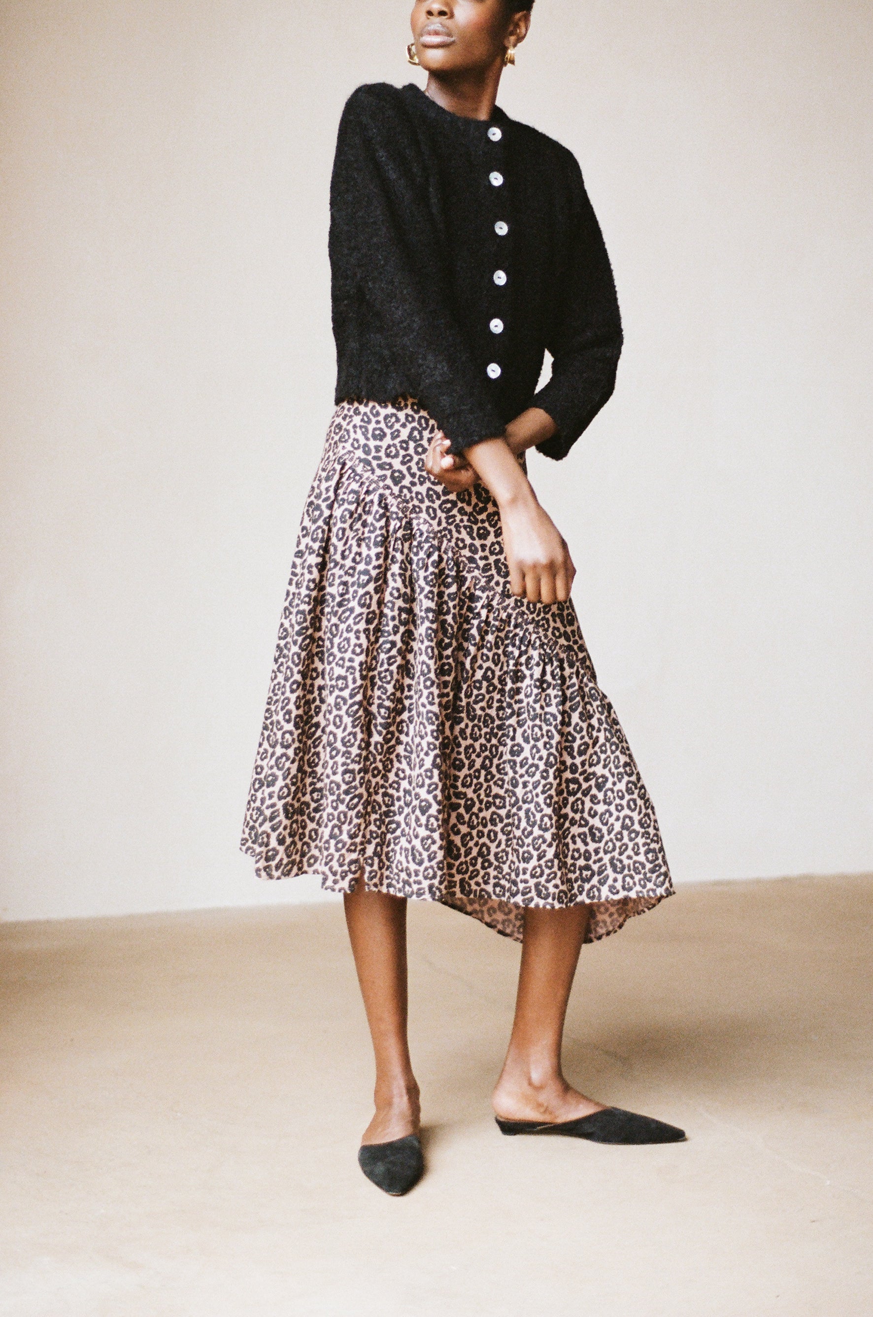 SHEREEN SKIRT | animal | WAREHOUSE SALE