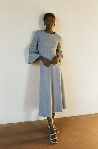 MARLO DRESS | gingham | organic + earth dyed