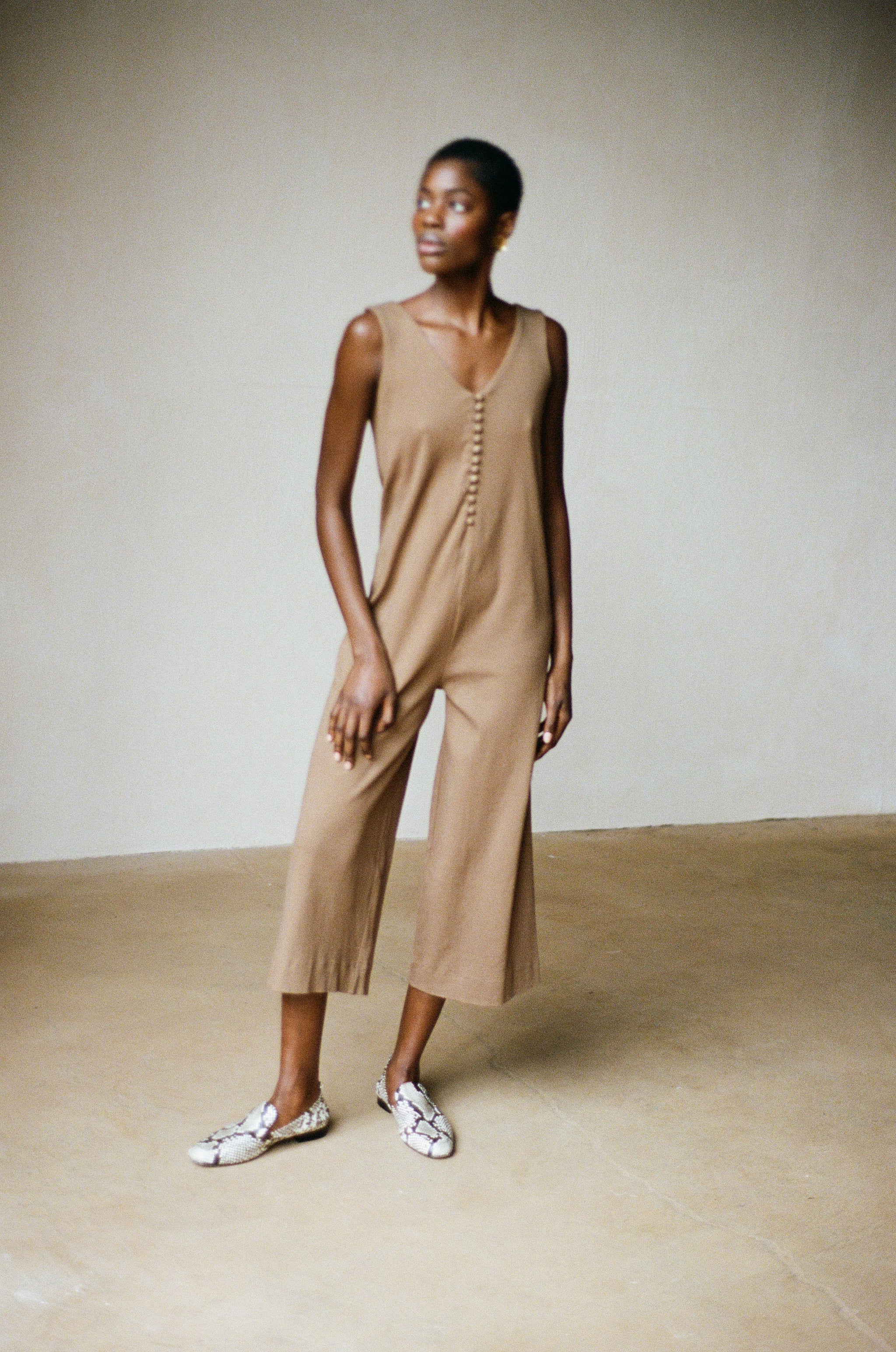 MERCURY JUMPSUIT | shiitake | WAREHOUSE SALE