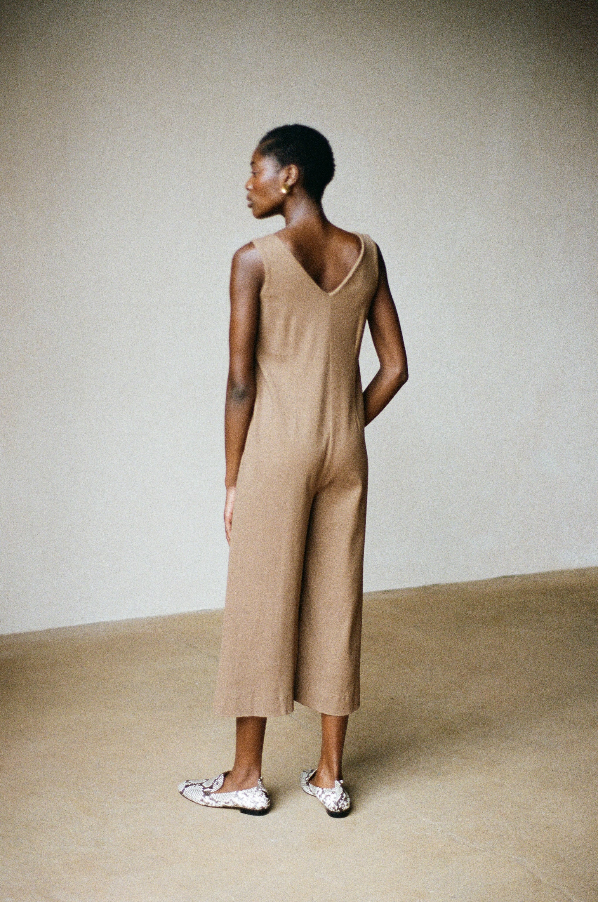 MERCURY JUMPSUIT | shiitake | WAREHOUSE SALE