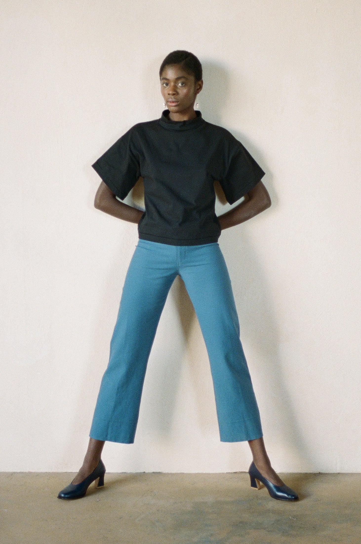 LUNA PANT | cerulean | WAREHOUSE SALE