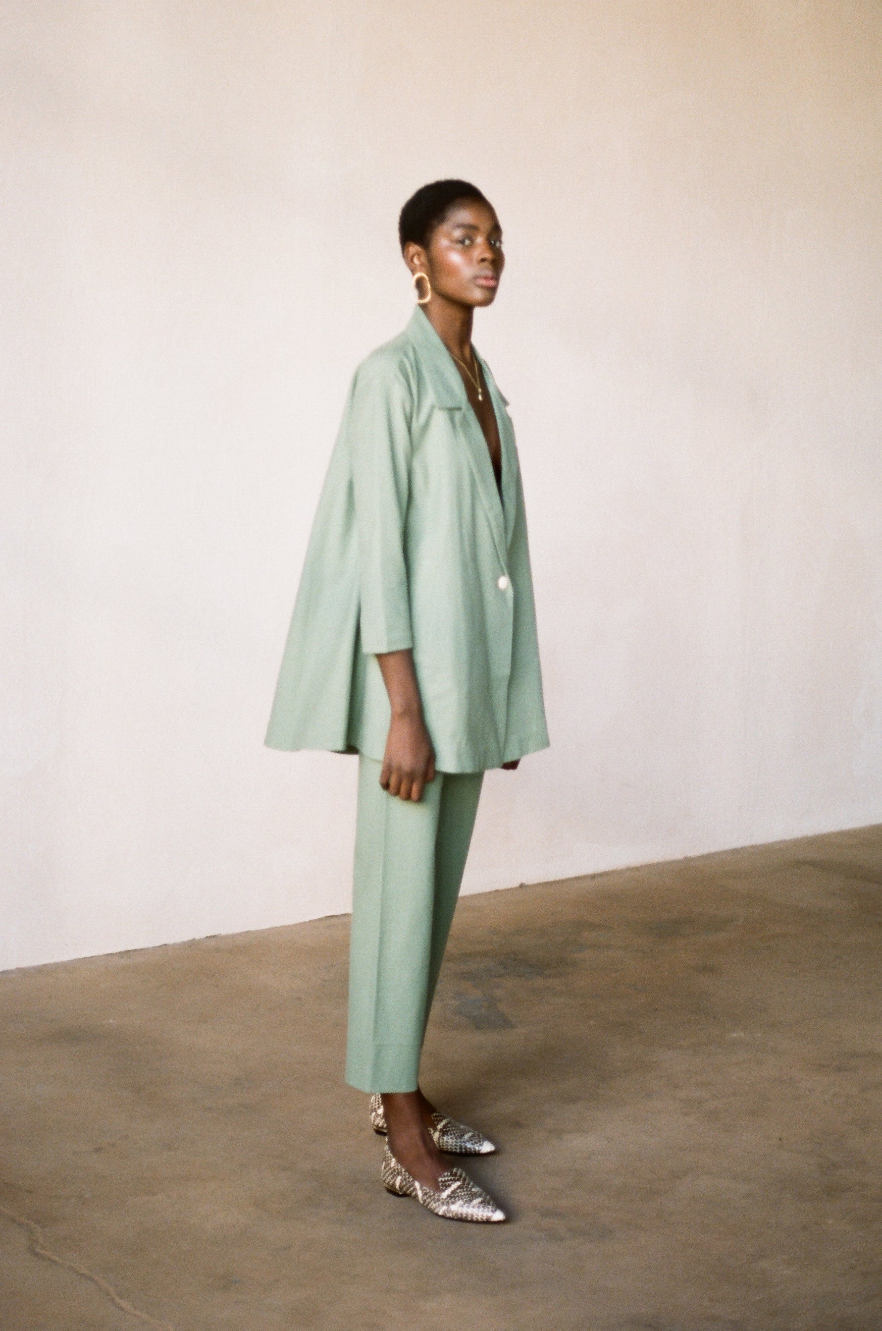 LUNA PANT | celadon | WAREHOUSE SALE