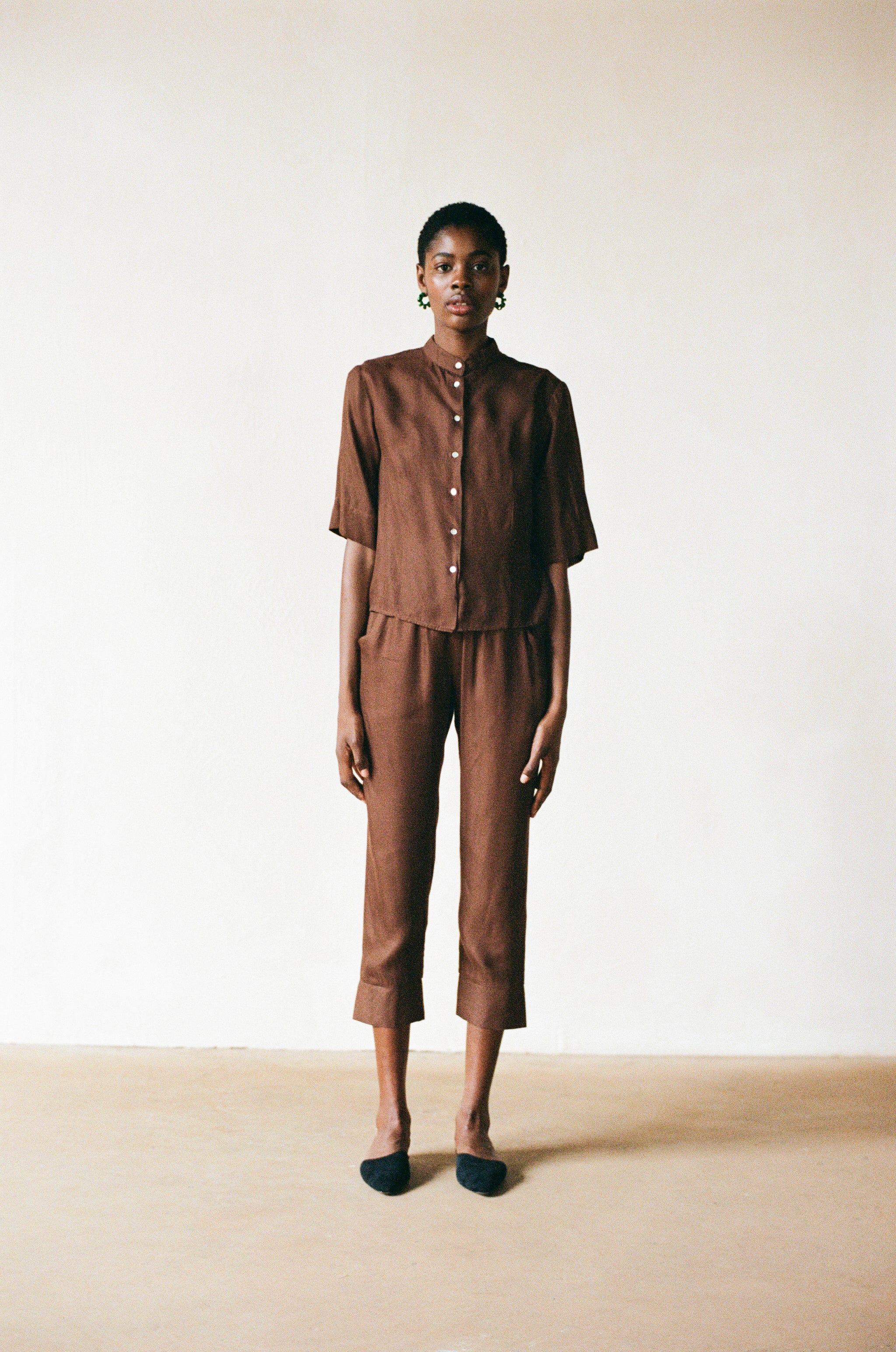 KHELLER TROUSER | clove | WAREHOUSE SALE