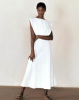 BELÉN DRESS | bone | organic + earth dyed