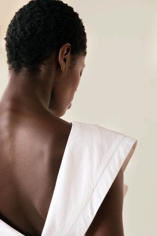 BELÉN DRESS | bone | organic + earth dyed