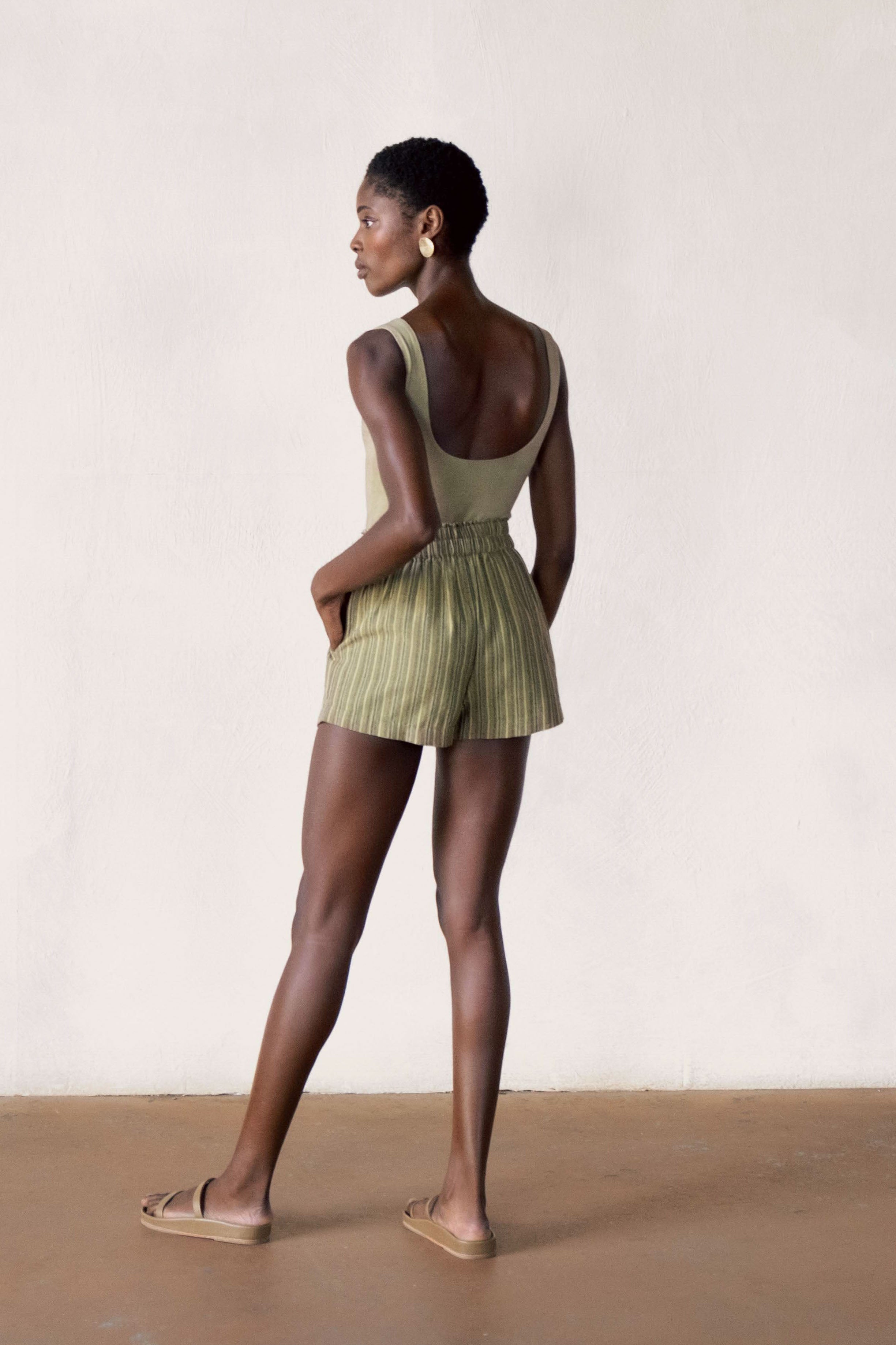 BODYSUIT | herb | organic + earth dyed