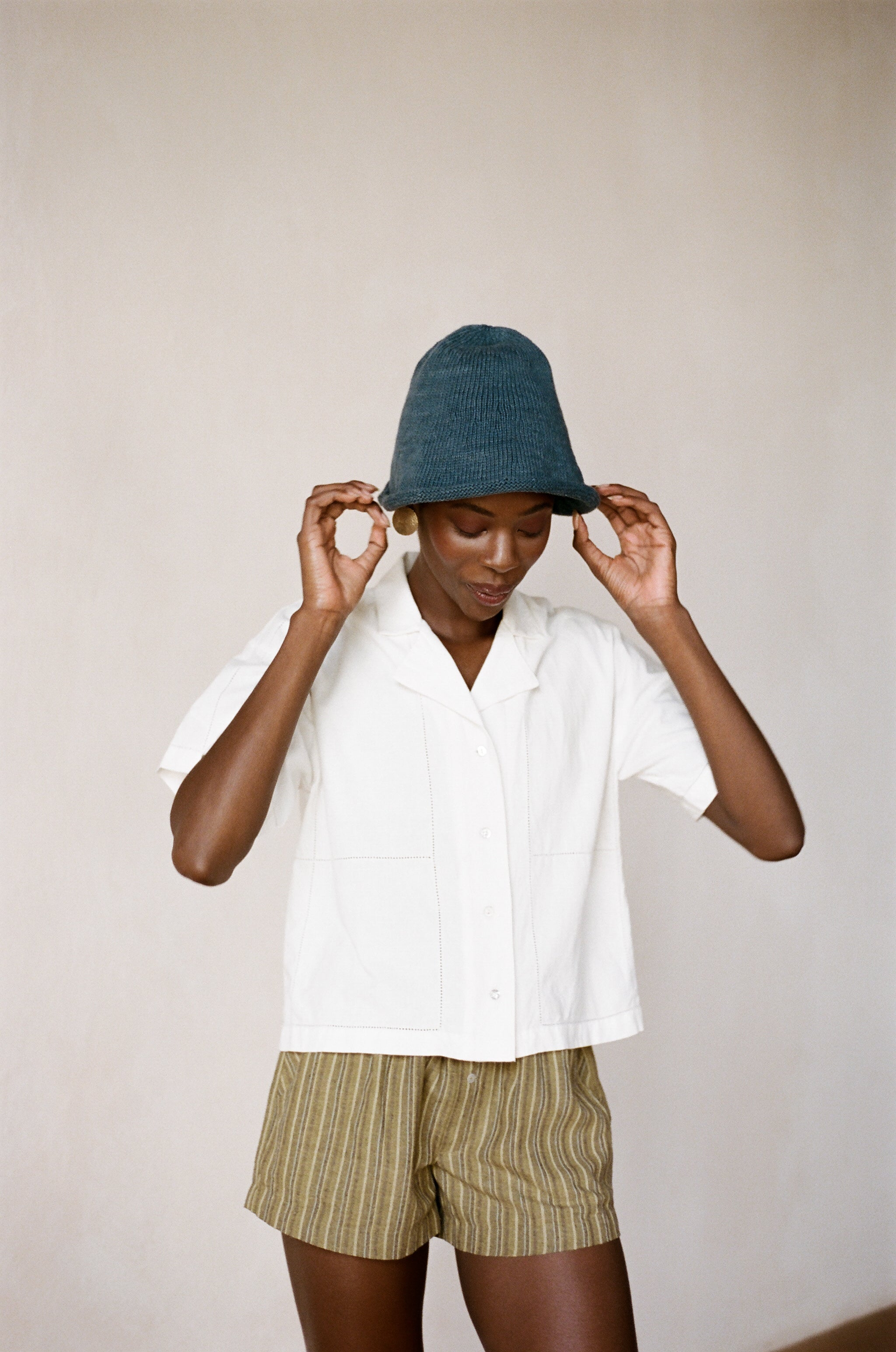 HILL HAT | indigo | organic + earth dyed