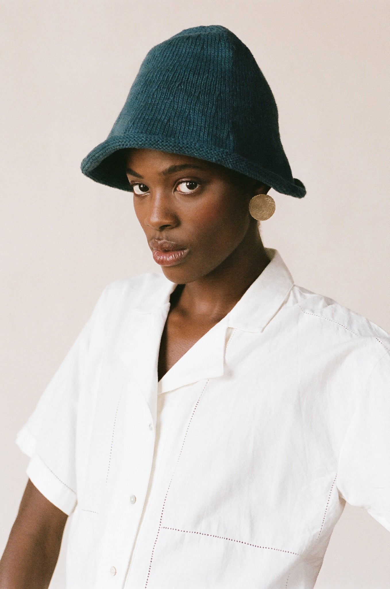 BERIT BLOUSE | bone | organic + earth dyed