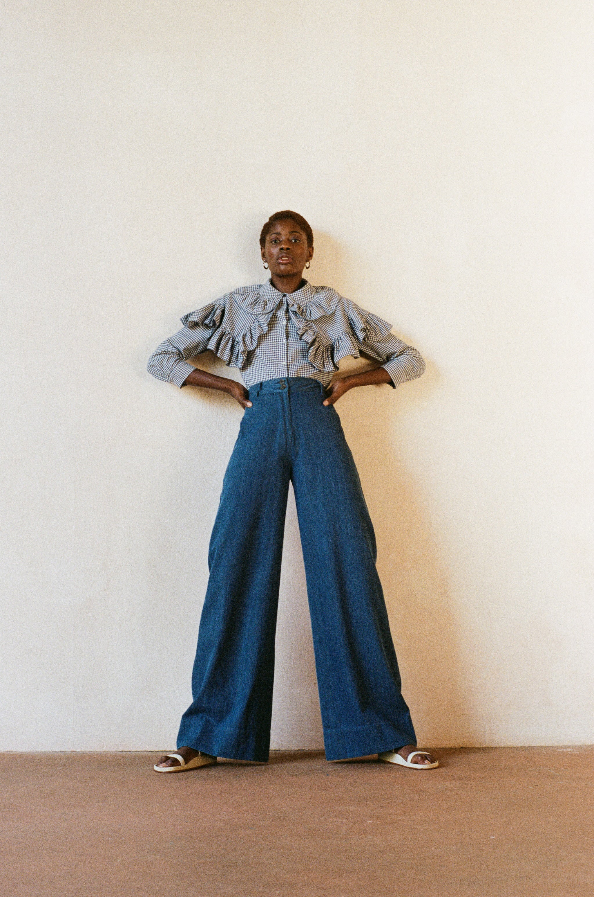 LONG LUNA PANT | indigo | WAREHOUSE SALE