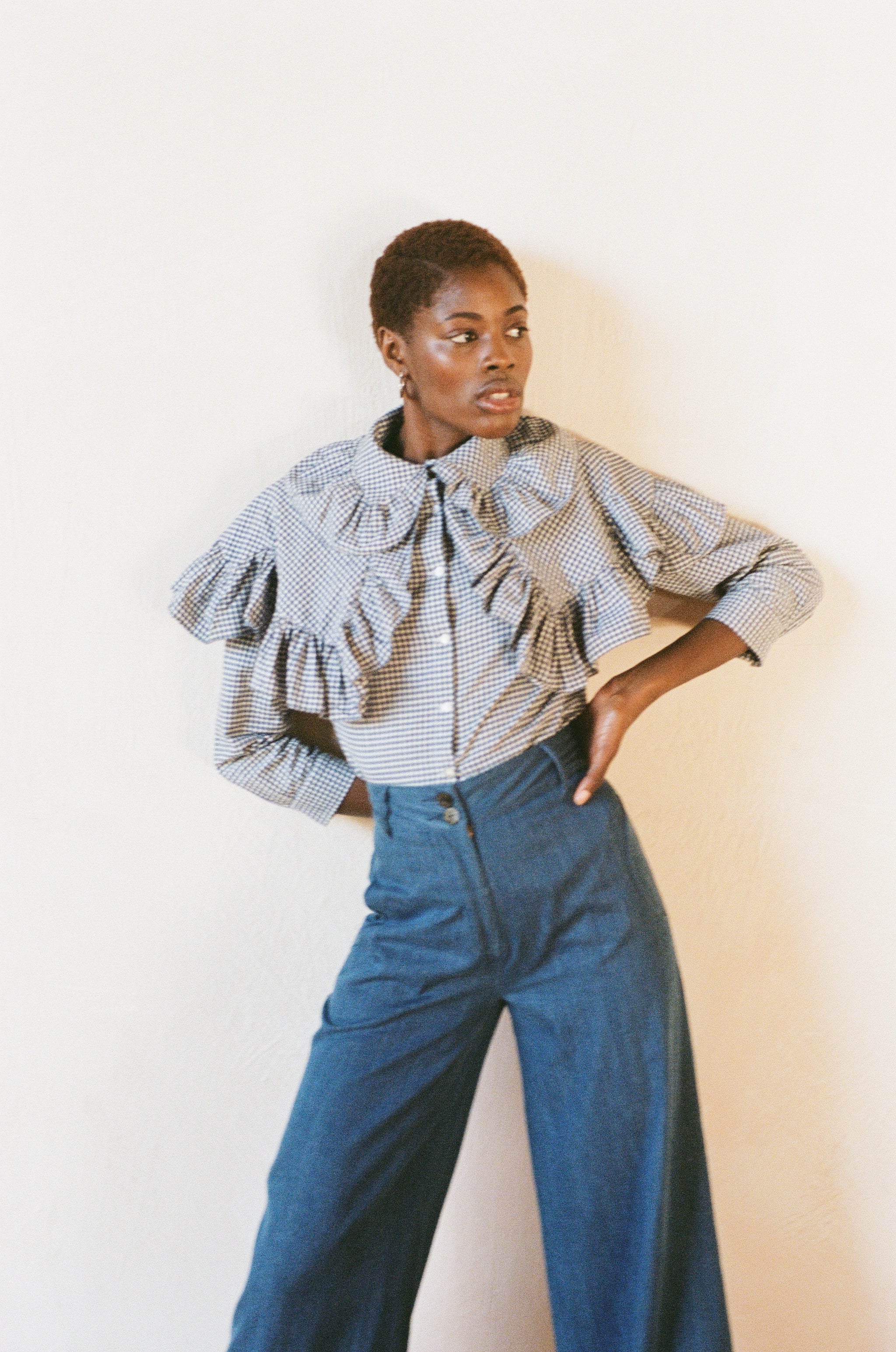 LONG LUNA PANT | indigo | WAREHOUSE SALE