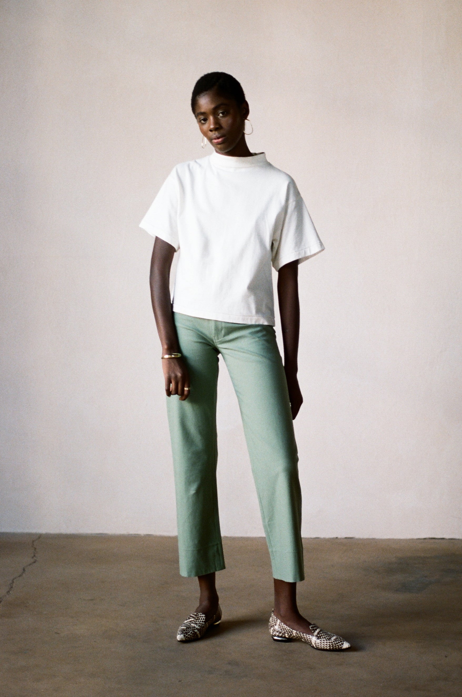 LUNA PANT | celadon | WAREHOUSE SALE