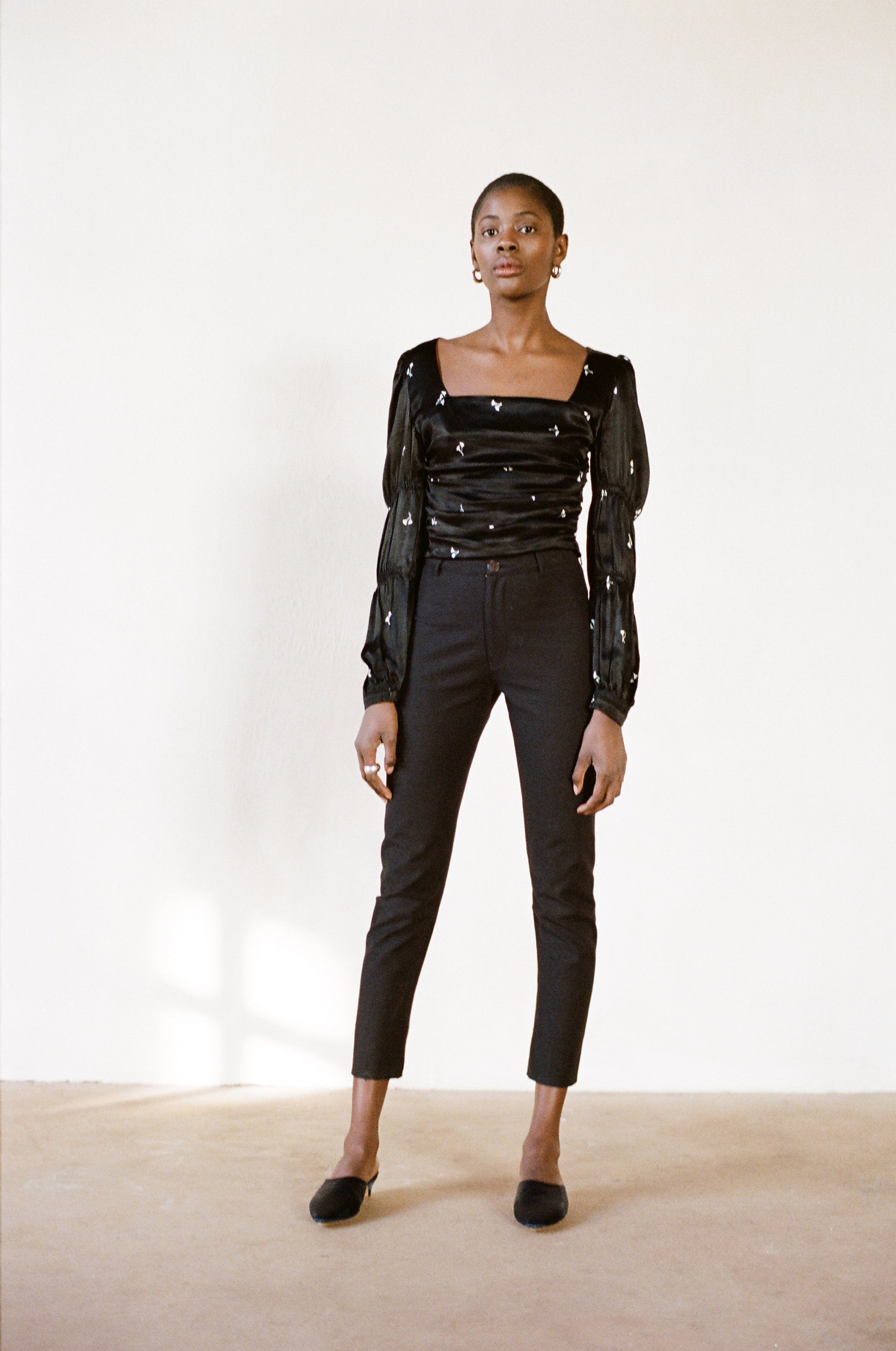 SKINNY LUNA PANT | noir