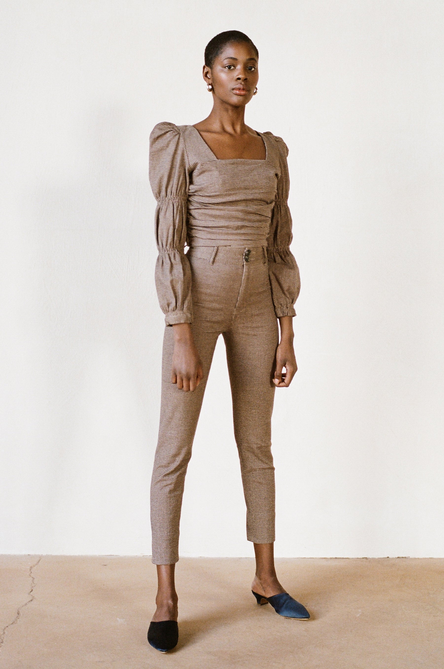 SKINNY LUNA PANT | houndstooth | WAREHOUSE SALE