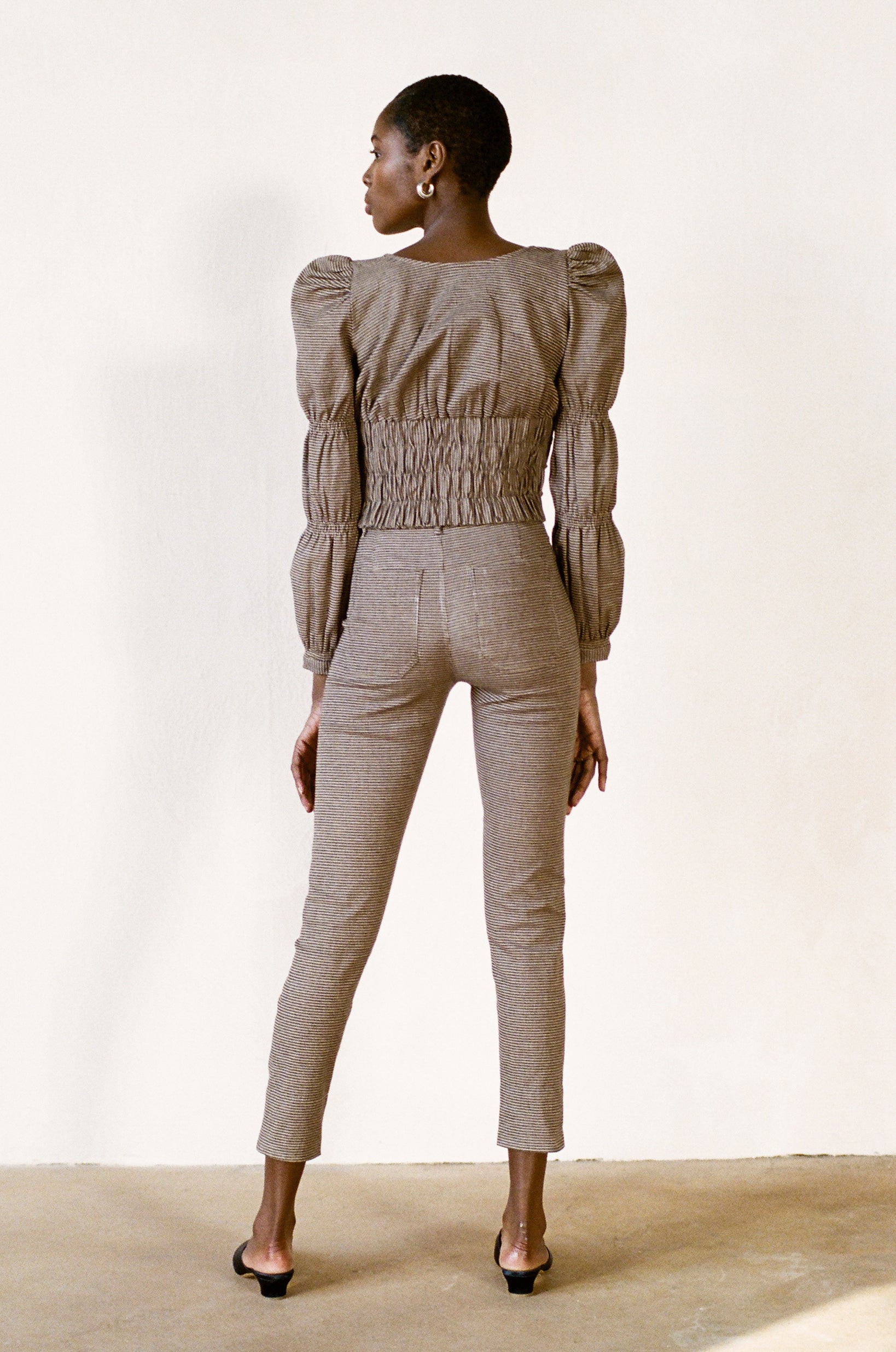 SKINNY LUNA PANT | houndstooth | WAREHOUSE SALE