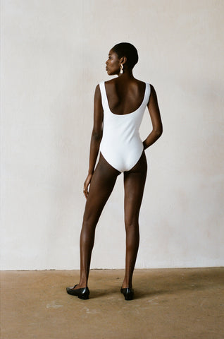 BODYSUIT | bone | organic + earth dyed