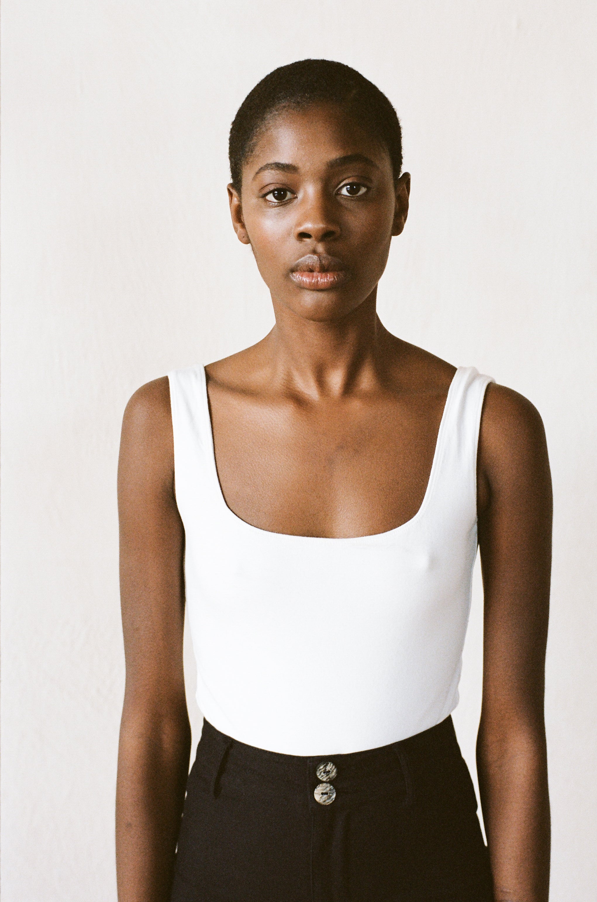 BODYSUIT | bone | organic + earth dyed