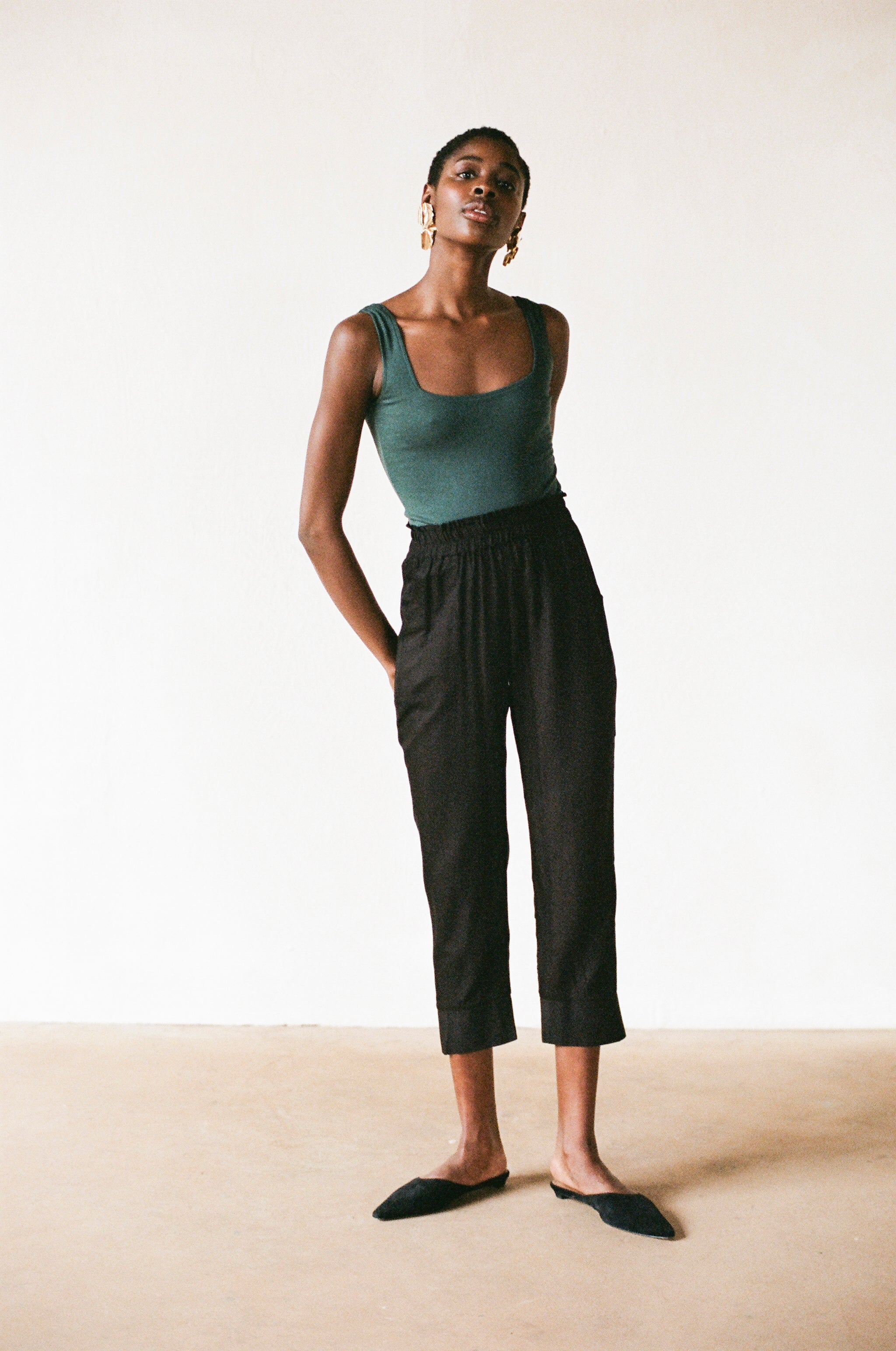 KHELLER TROUSER | noir | WAREHOUSE SALE