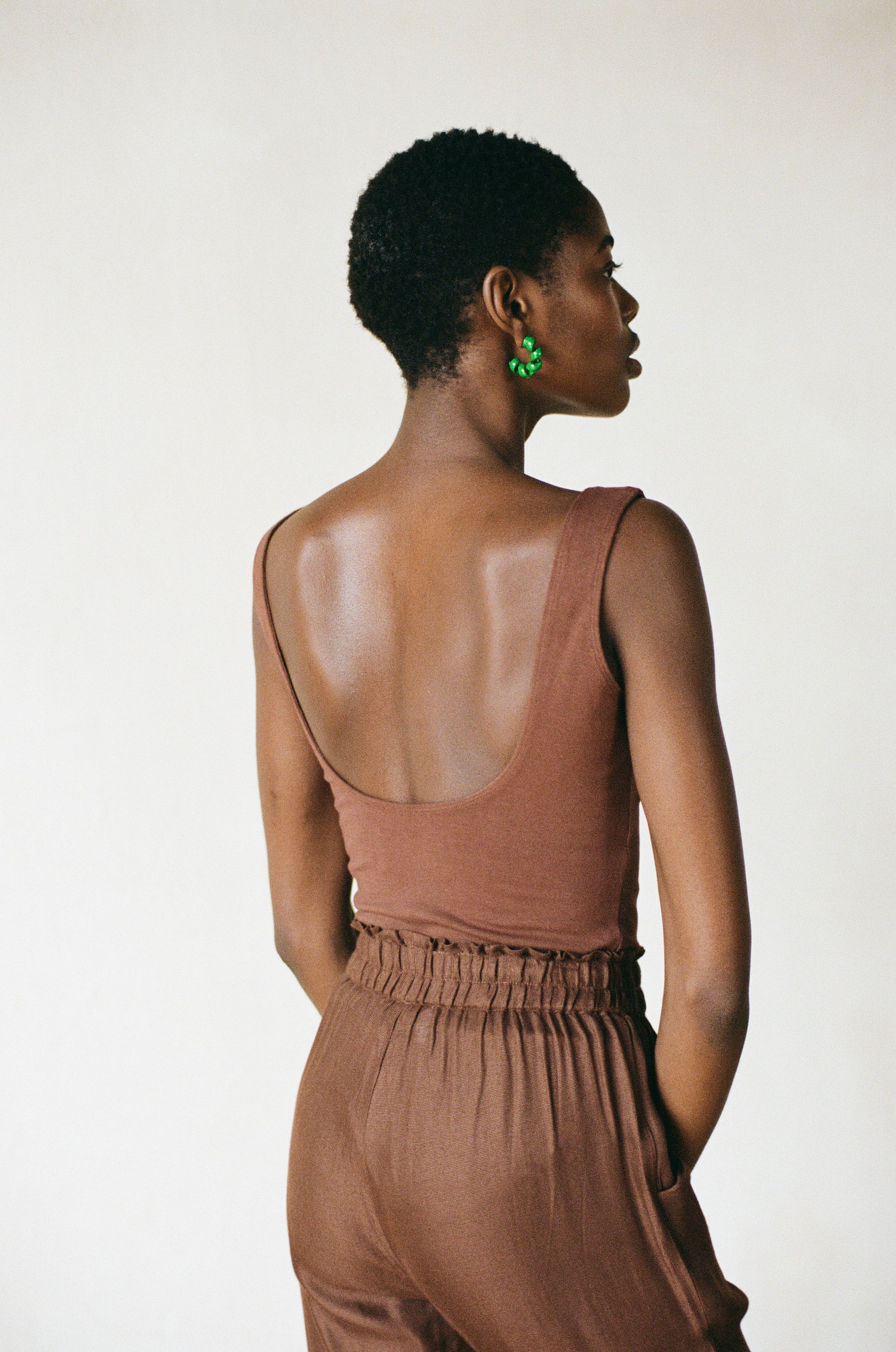 KHELLER TROUSER | clove | WAREHOUSE SALE