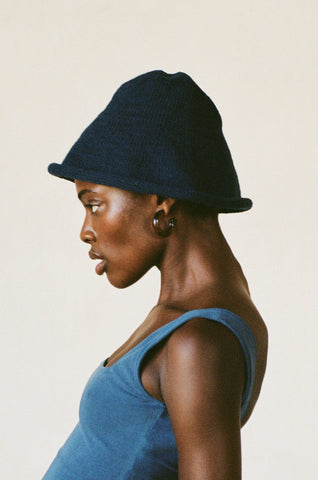 HILL HAT | indigo | organic + earth dyed