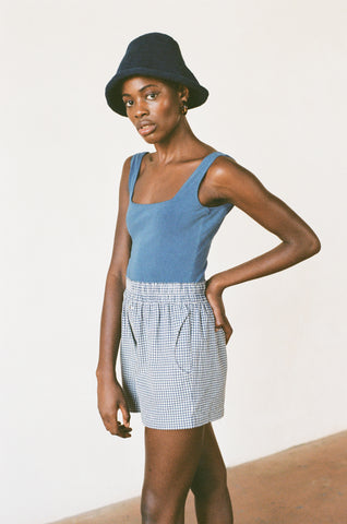 HILL HAT | indigo | organic + earth dyed