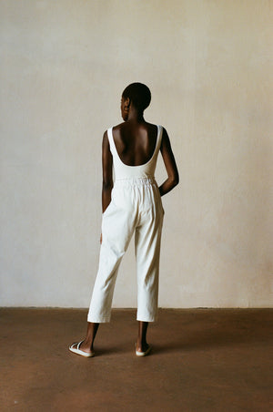 SWEATPANT | bone | organic + earth dyed