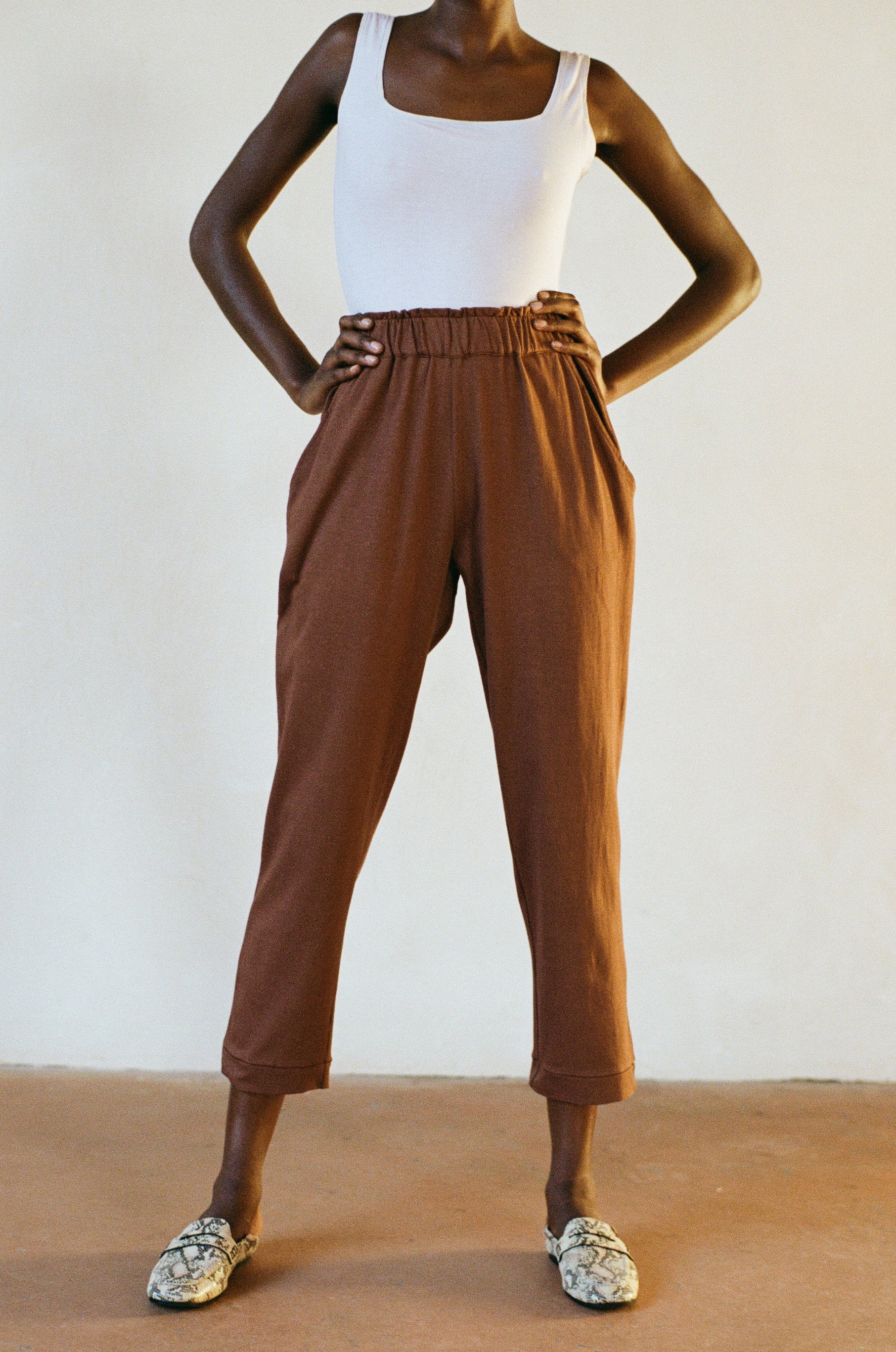 BODYSUIT | radish | organic + earth dyed