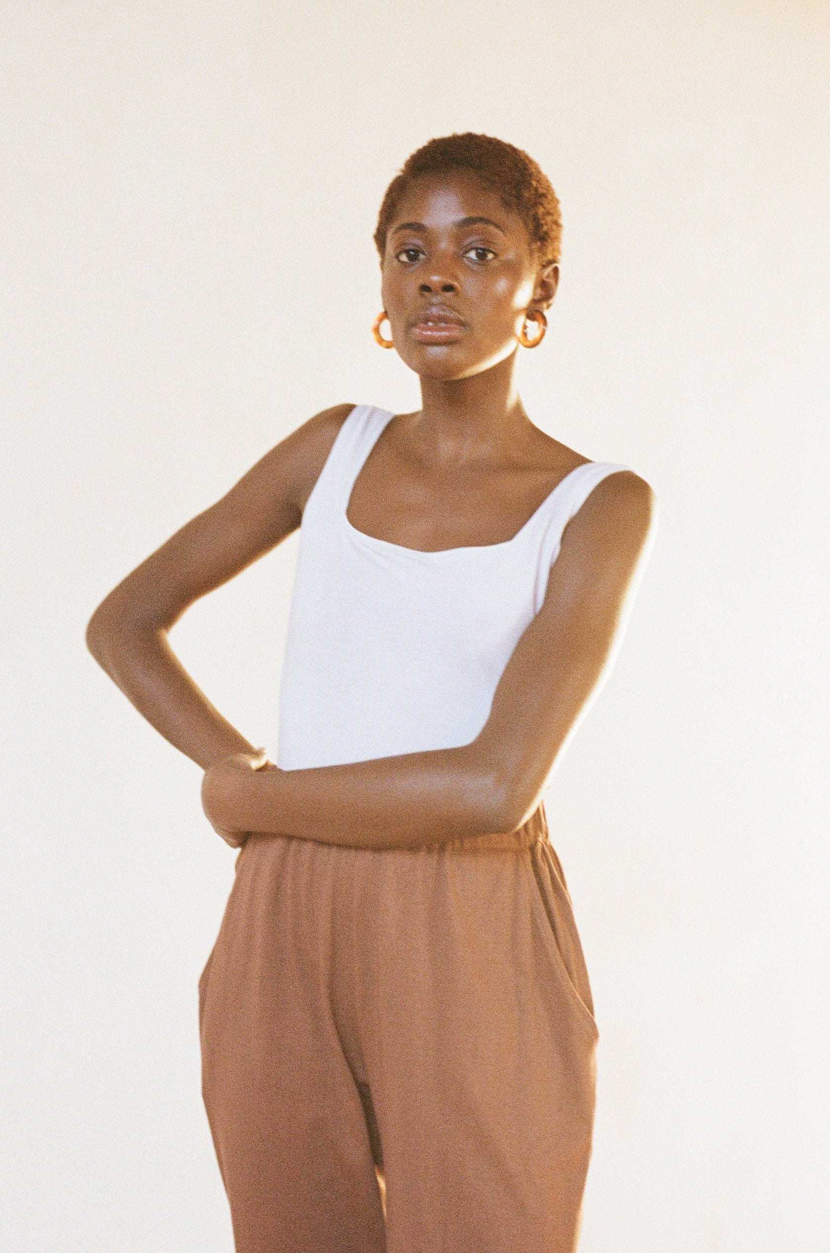 BODYSUIT | radish | organic + earth dyed