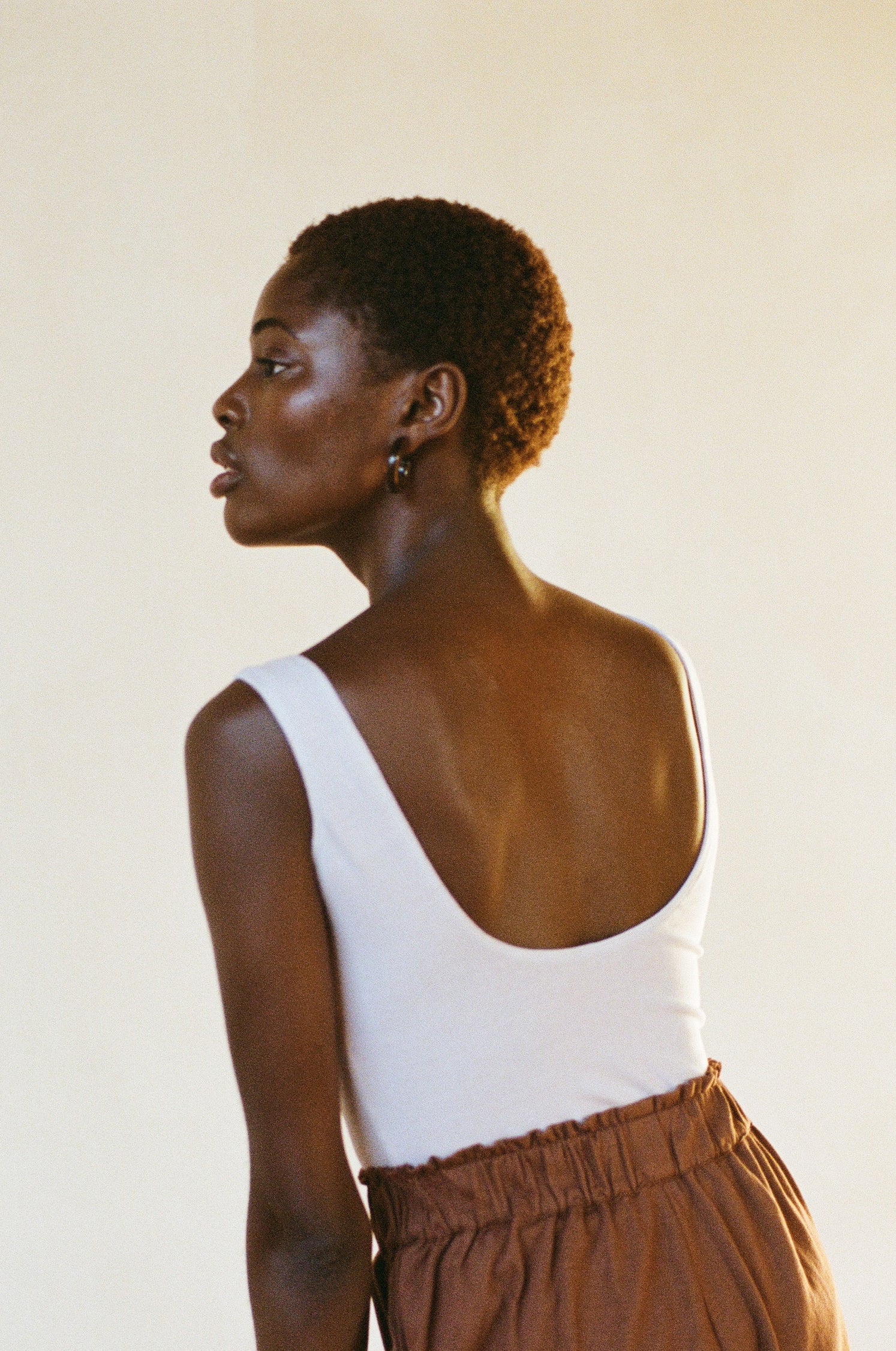 BODYSUIT | radish | organic + earth dyed