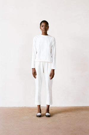 SWEATPANT | bone | organic + earth dyed