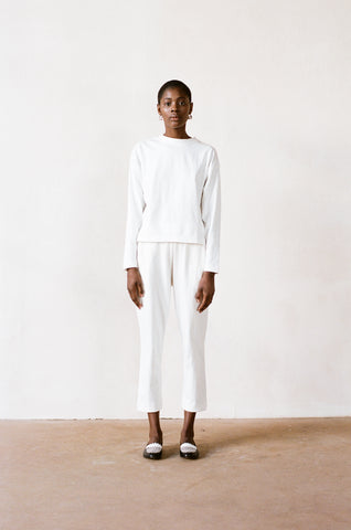 SWEATPANT | bone | organic + earth dyed
