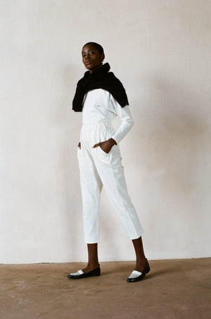 SWEATPANT | bone | organic + earth dyed