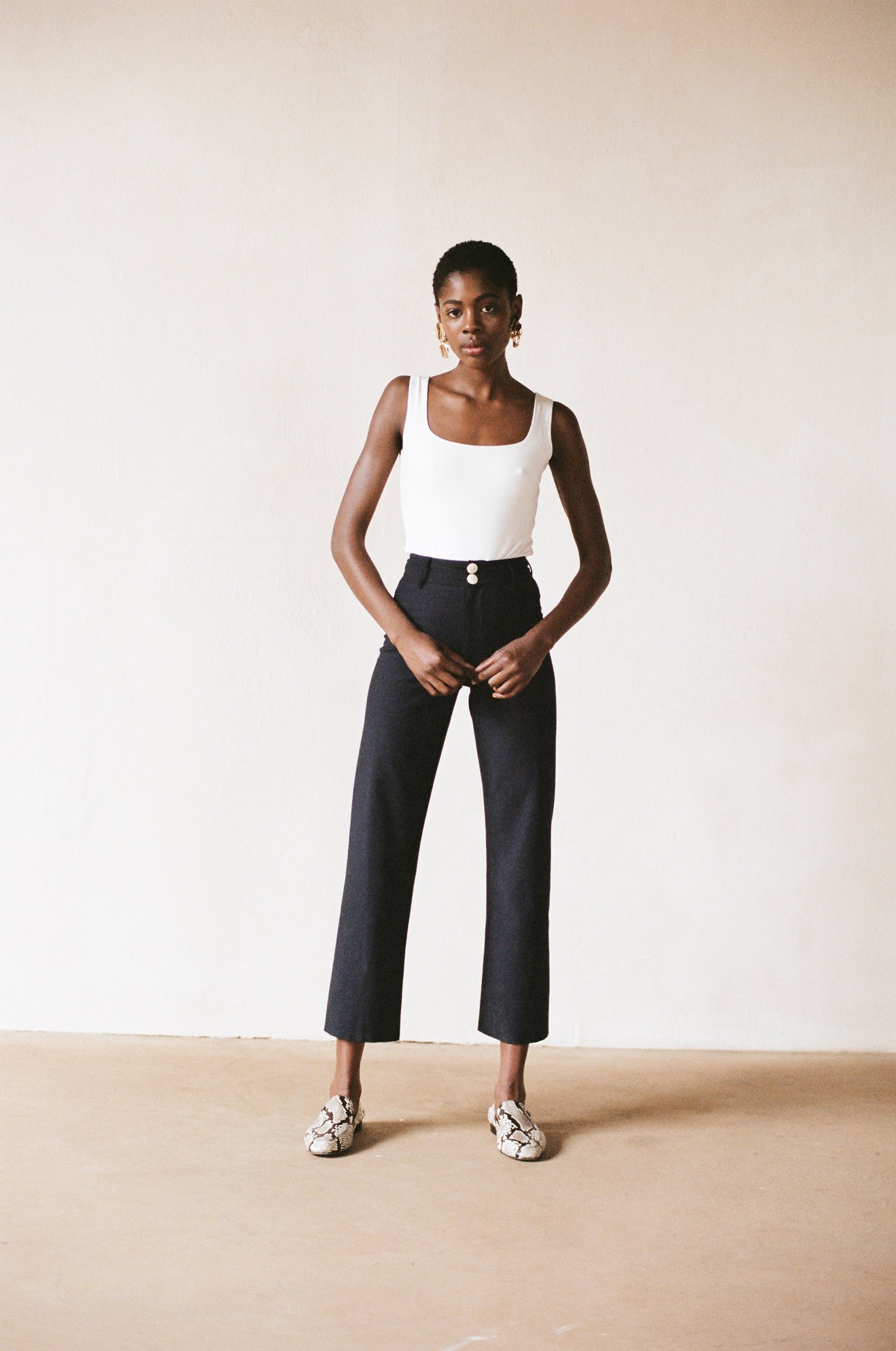 BODYSUIT | bone | organic + earth dyed
